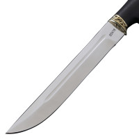 Нож Пластунский, сталь 95Х18, граб, мельхиор