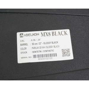 Пневматическая винтовка Aselkon MX-8 Evoc (пластик, PCP, 3 Дж) 6,35 мм