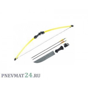 Детский рекурсивный лук Man Kung MK-RB008, 7 кг, 112 см (желтый)